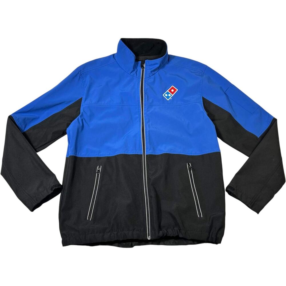 Domino's Pizza Soft Shell Jacket Windbreaker Men's Size M Gorpcore Streetwear